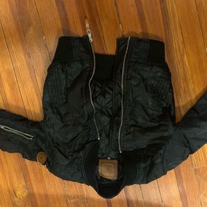 Extra small top gun leather jacket